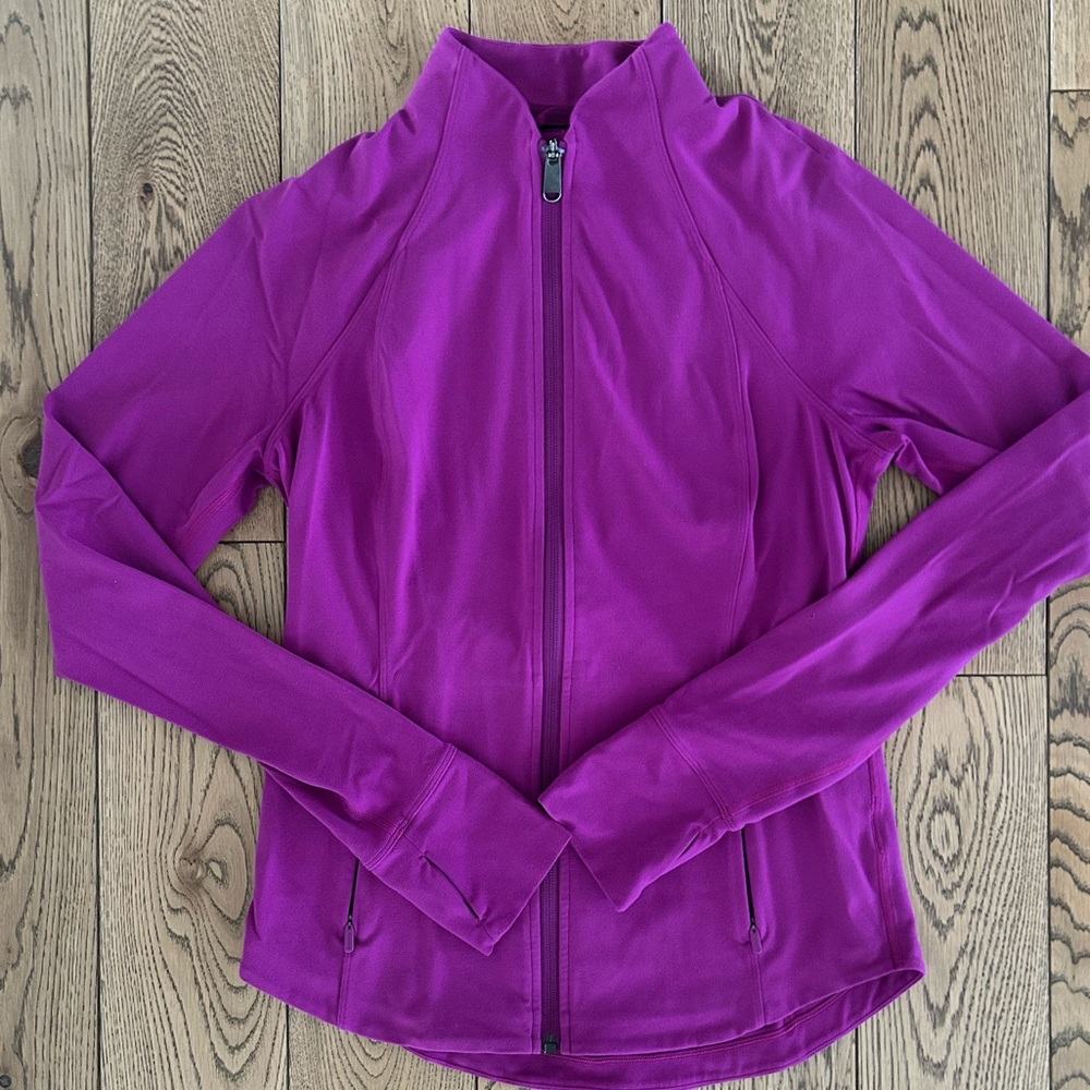 Athleta Salutation Jacket Fuschia Small